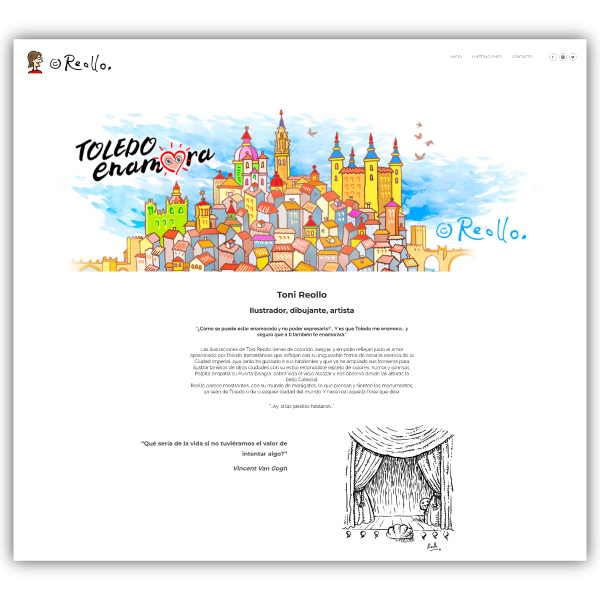 Diseño de paginas web toledo Toni Reollo